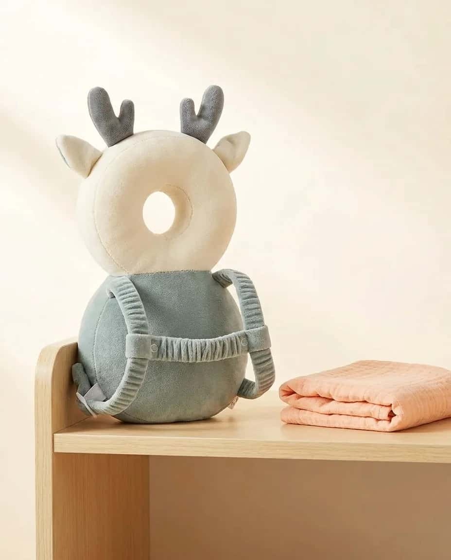 MoshiGuard valkussen in een rustige kinderkamer met hydrofiele doek